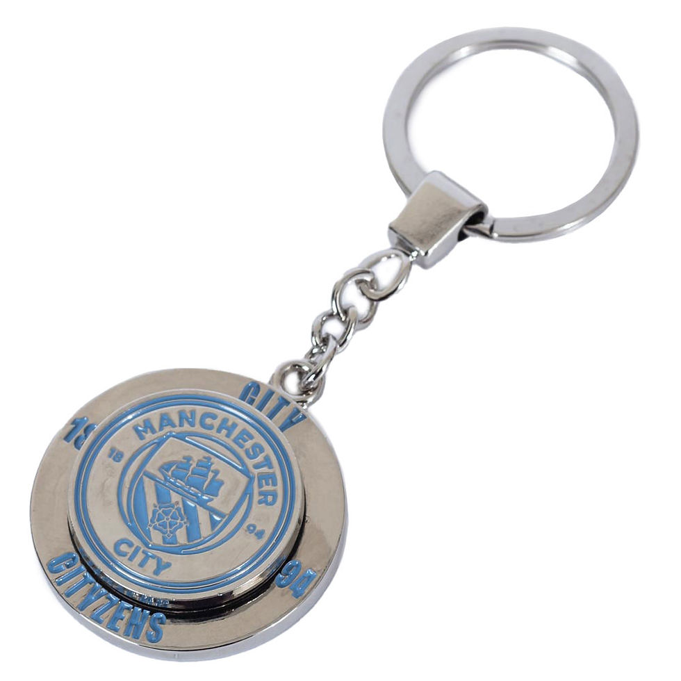 Manchester City FC Fidget Spinner Keyring.