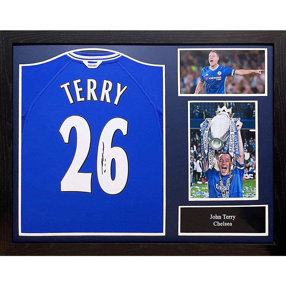 Chelsea FC 2000 Terry Signed Shirt (Framed).