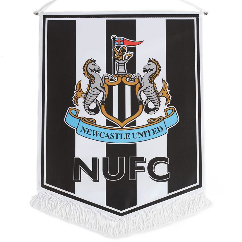 Newcastle United FC Large Crest Pennant.