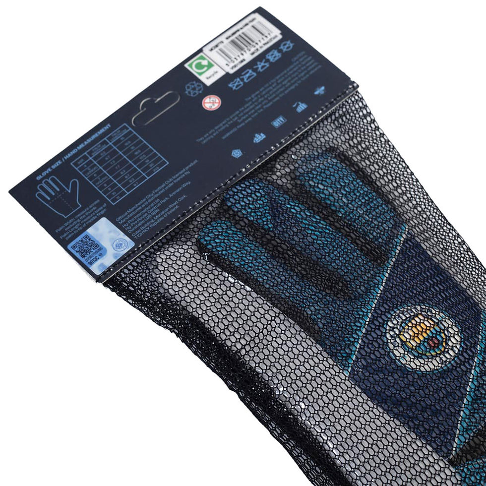 Thumbnail: Manchester City FC Fuse Goalkeeper Gloves Yths.