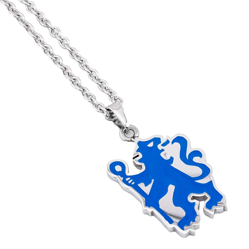 Chelsea FC Colour Lion Pendant & Chain.