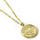 Thumbnail: Manchester City FC Gold Finish Crest Necklace.