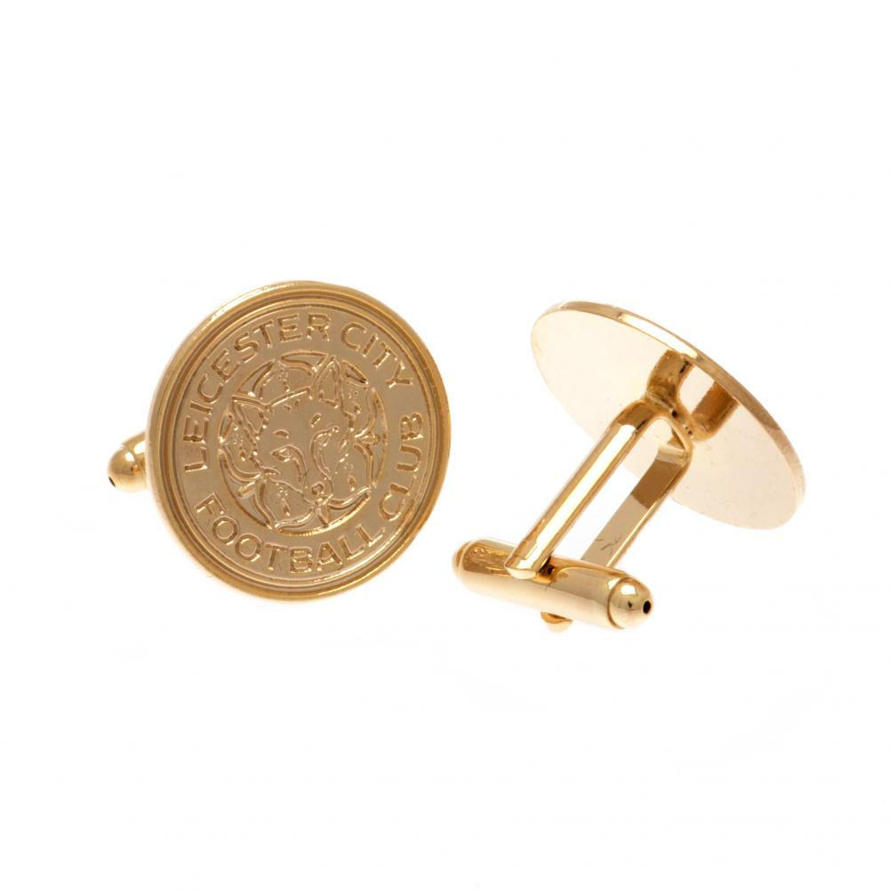 Leicester City FC Gold Plated Cufflinks.