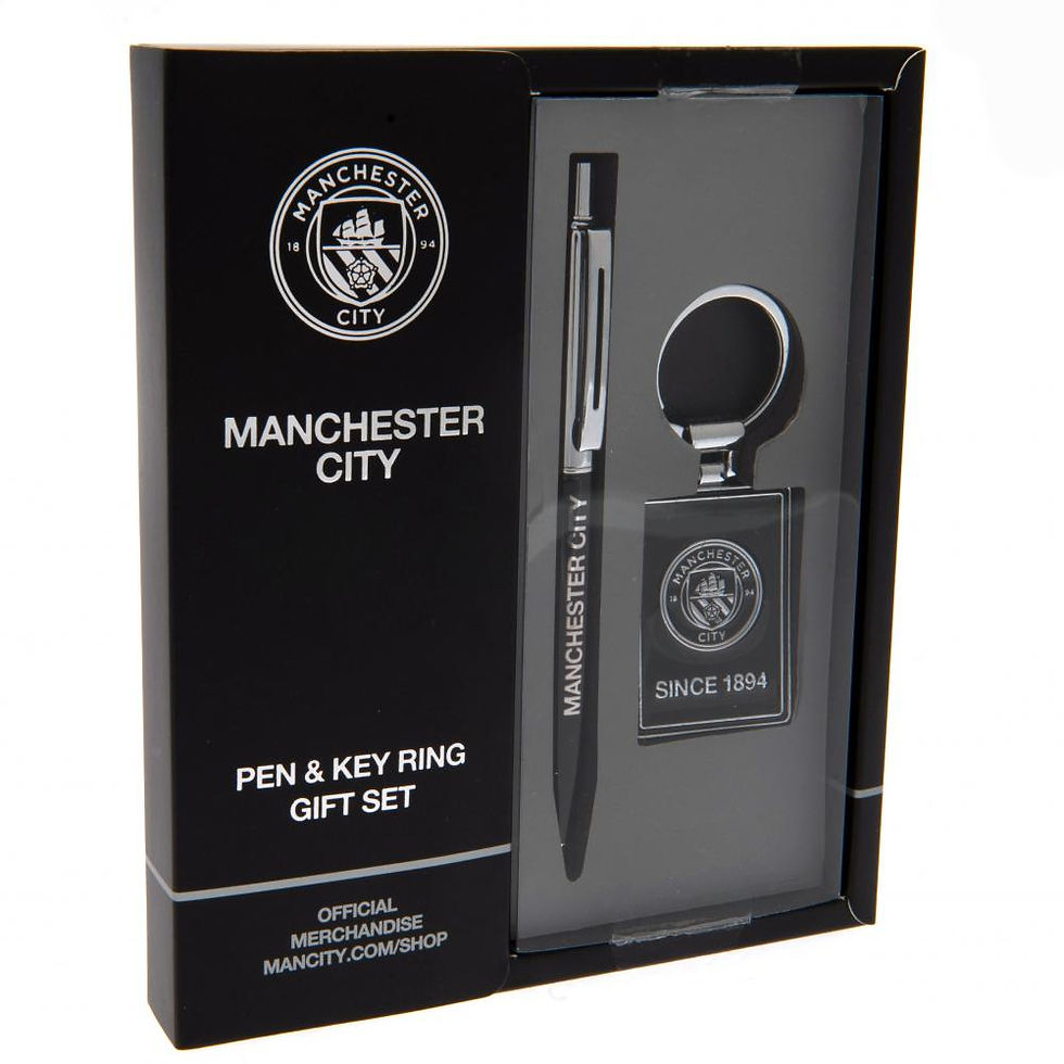 Manchester City FC Pen & Keyring Set.