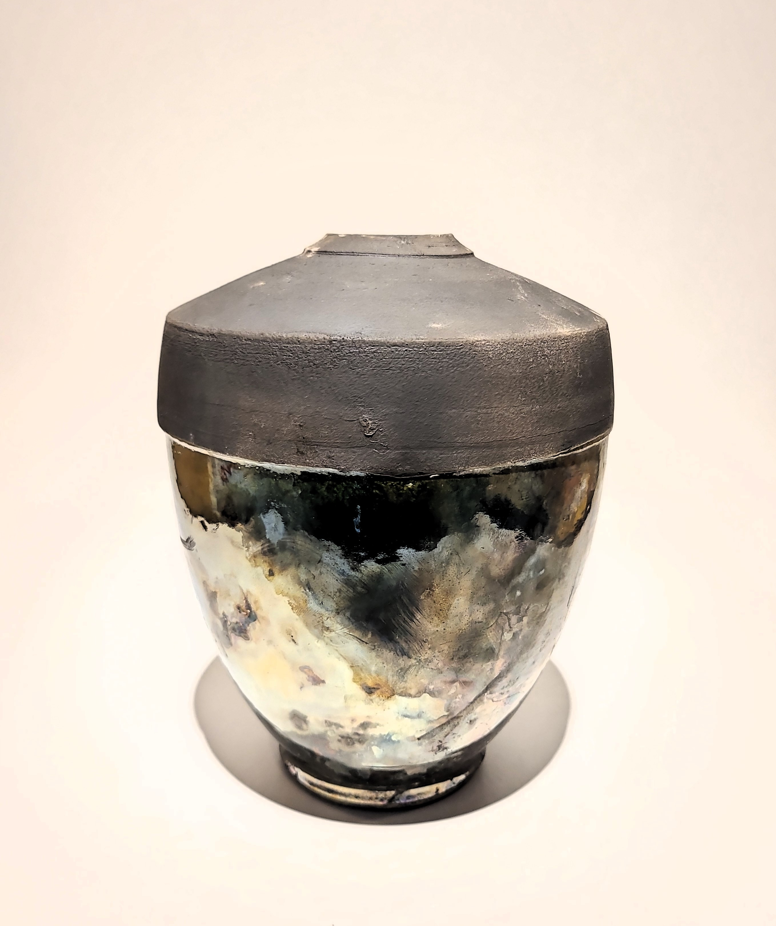 Raku Vase
