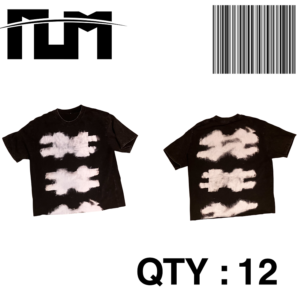 Thumbnail: NUMBER PRODUCTS NO BOTTOM SEAM GRAFFITI TEE (PREORDER)