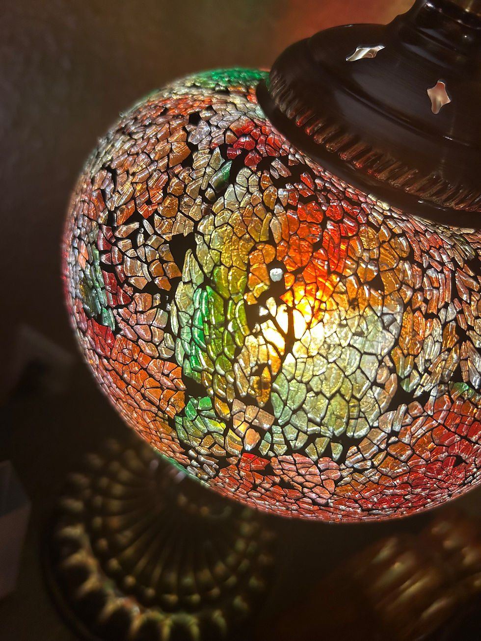 Turkish Lamp ~ Make Your Own ~ Hollie's Massage Studio Lamp
