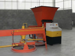 Concrete Pipe Machine with concrete hopper and hydraulic forming system for precast pipe production