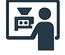 block machine operator trainingsupport icon
