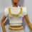 Thumbnail: Handmade RUMI White Golden Inspired Costume for Fashion Dolls
