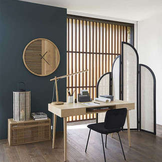 pièce de vie bureau design