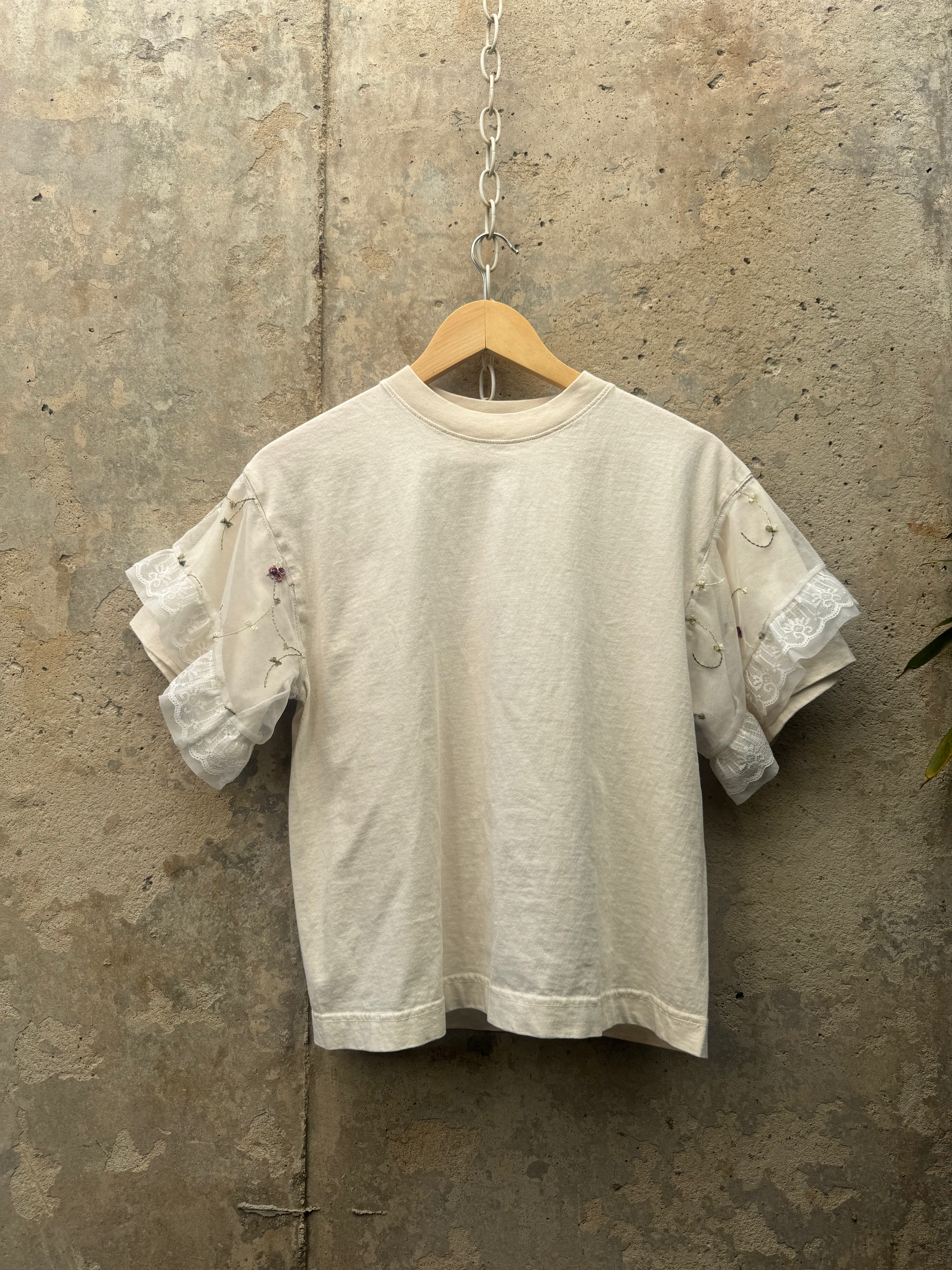 Reworked Tee in Lace