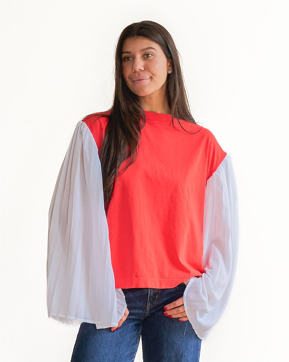 Thumbnail: Reworked Tee in Poppy