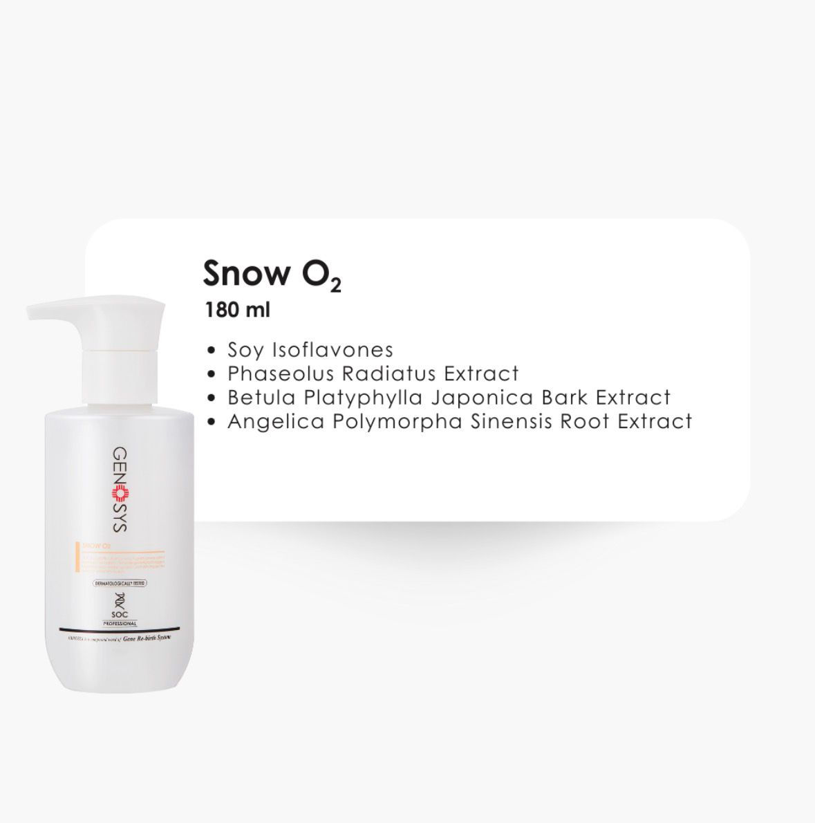 Snow O2 Cleanser 180 Ml
