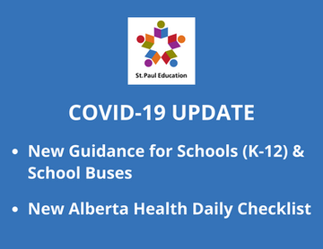 Updated Guidance for Schools and Daily Health Checklist