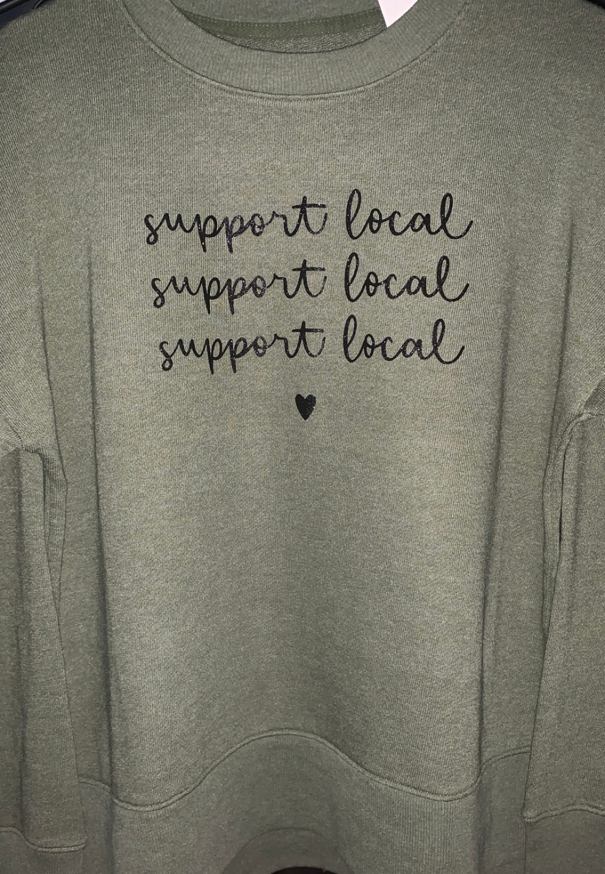 Support Local Crew Neck Women's