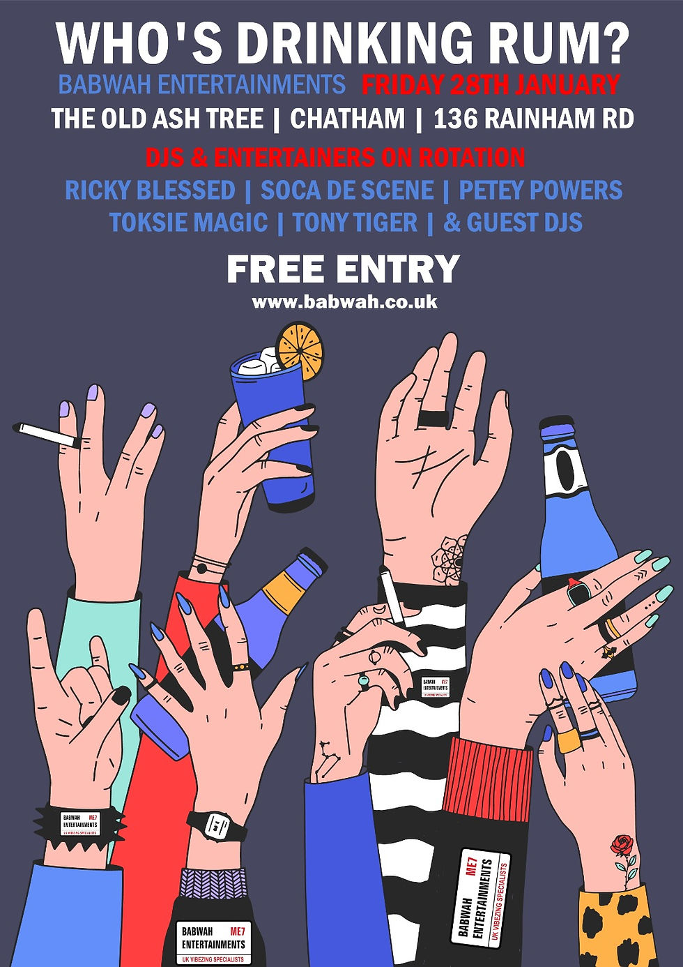 The Old Ash Tree Pub | Who's Drinking Rum | Free Entry