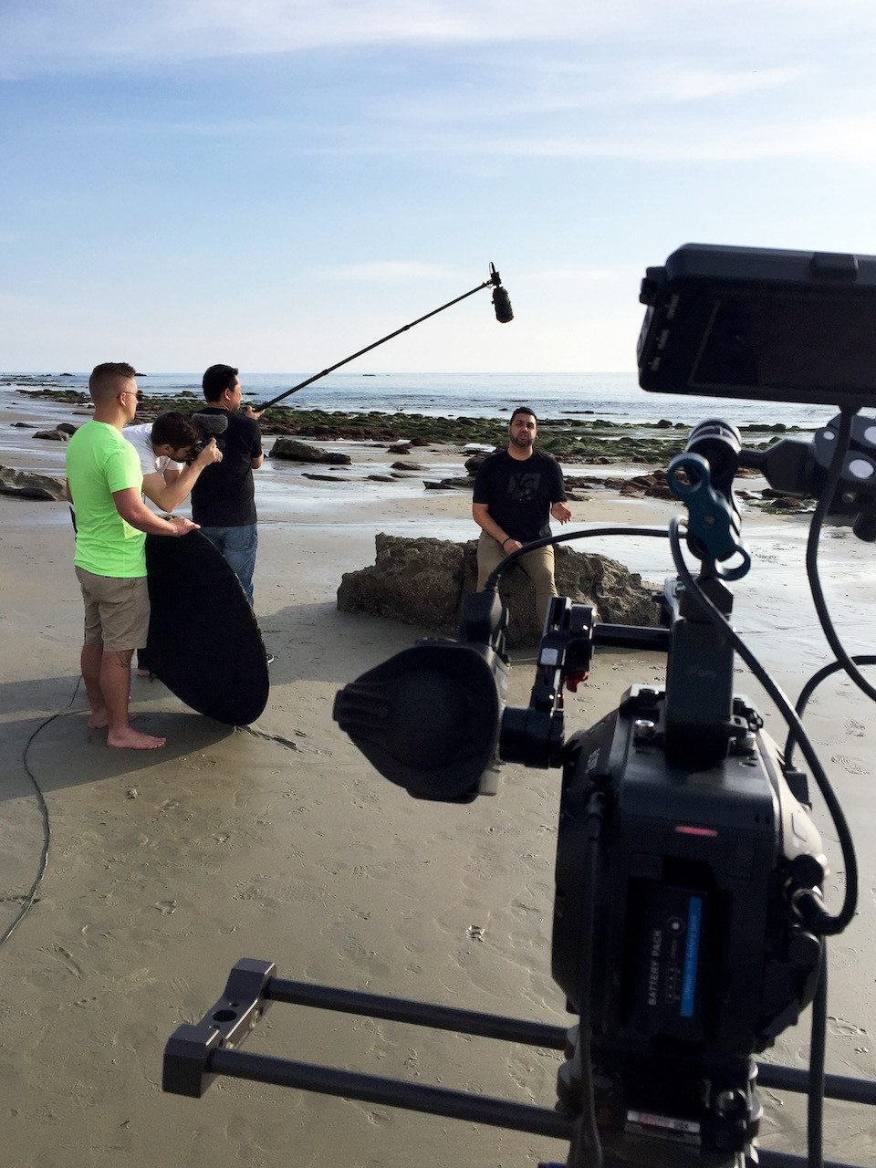 Behind the scenes look at a 20EVO corporate video. Using two angles allows The "A" camera set at eye level while the "B" camera can explore various angles.