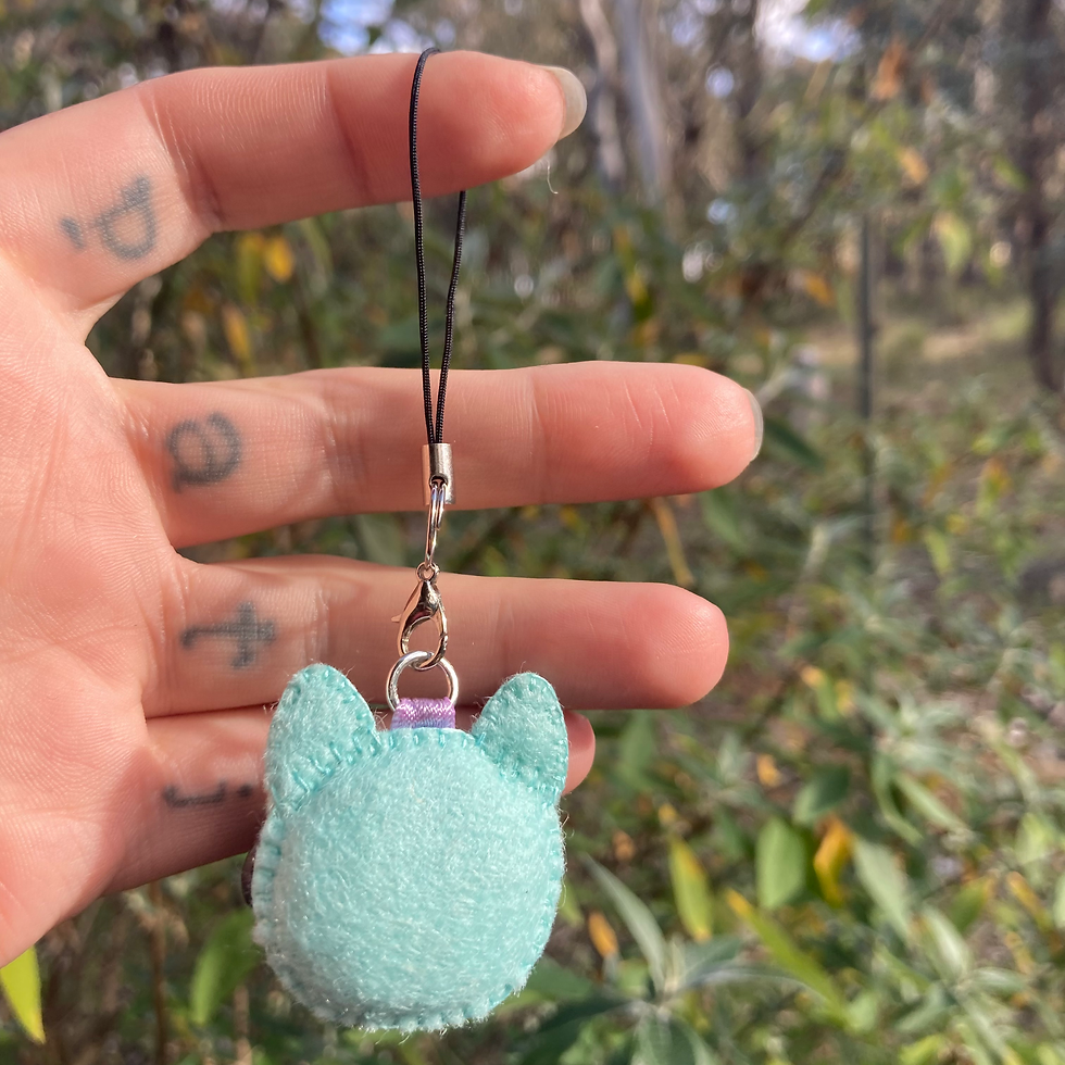 Thumbnail: Cat Face ~Phone Charm