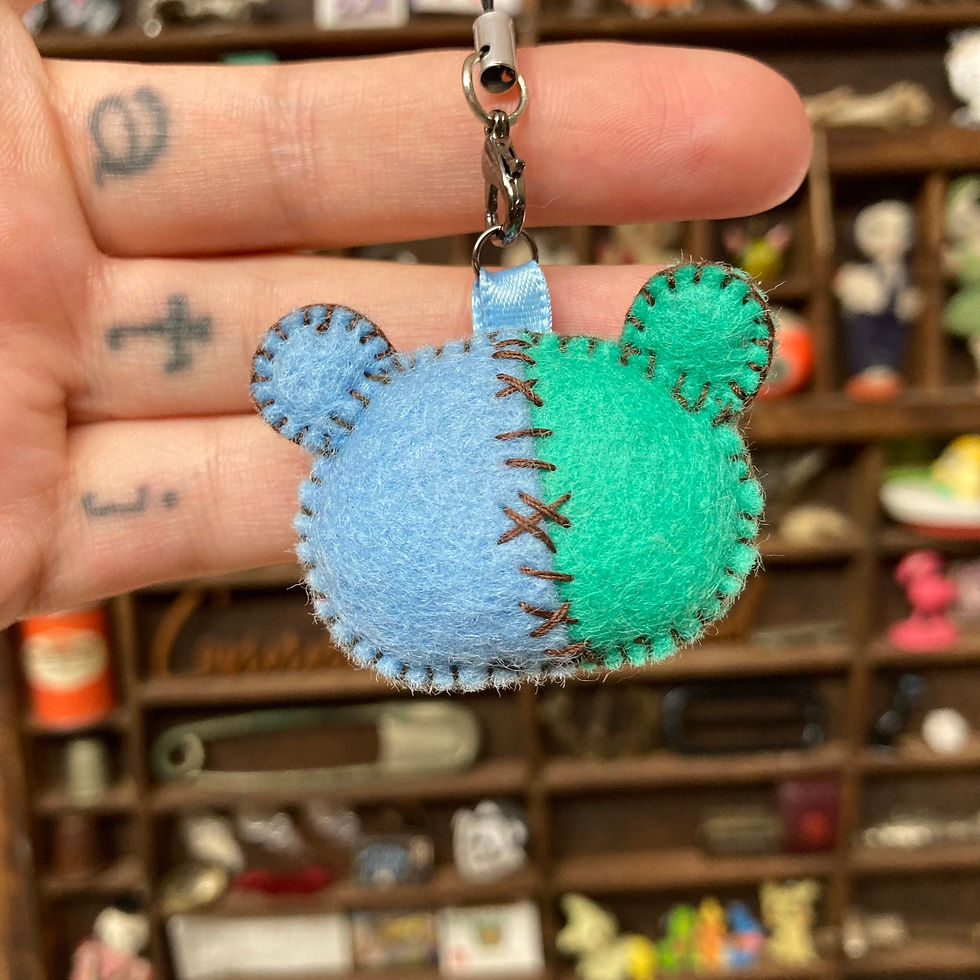 Thumbnail: Evil Bear Face ~Phone Charm