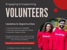 CCE Volunteer Engagement Updates