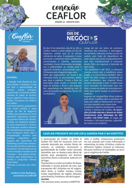 Informativo Ceaflor Agosto de 2025