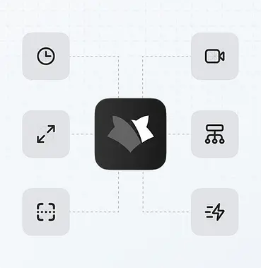 GRAYPAW app features: time, video, resize, collaboration, code, and energy