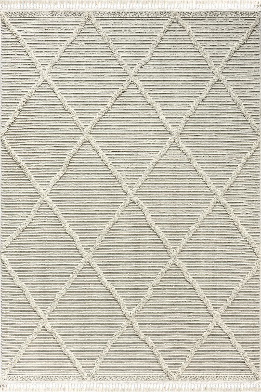 Empera Halı Helsinki Vastra 5107 Geometrik Desenli Kolay Temizlenebilir Halı