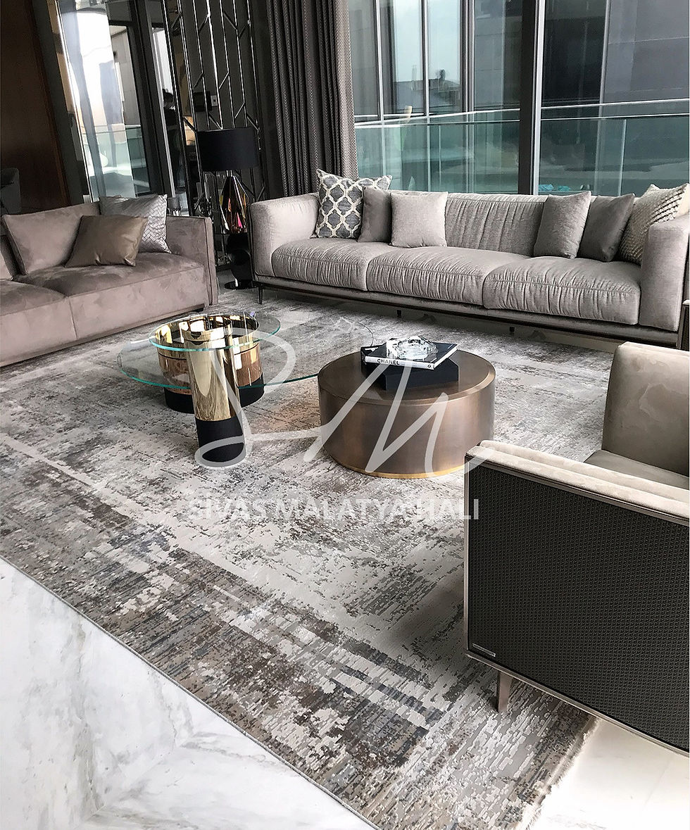 Woolknot Craft MT177, Bambu Salon Halısı Modeli, Eskitme Halı Modeli,