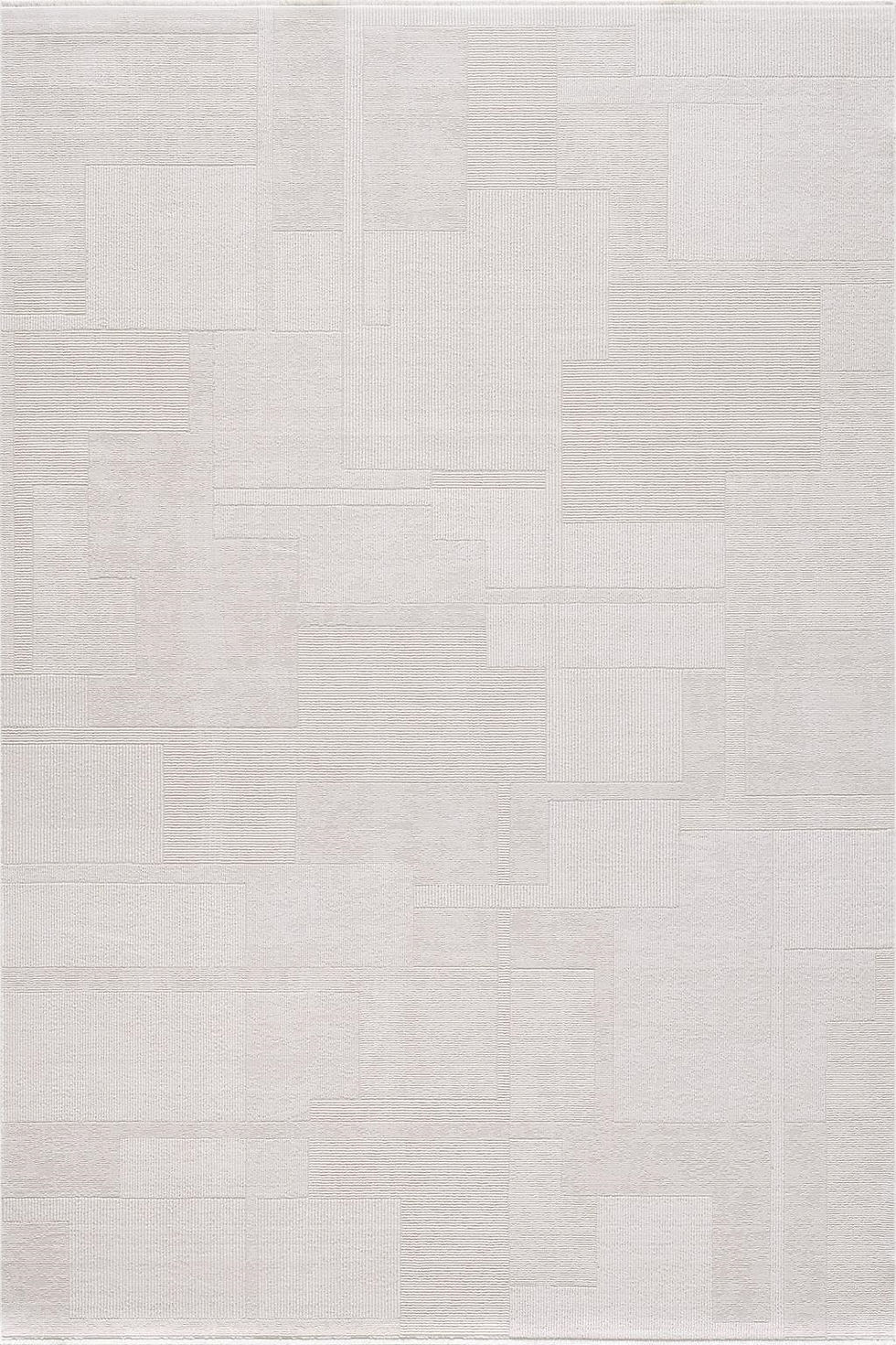 Patchwork desenli sade tek renk halı modeli. Empera Halı Soho Touch