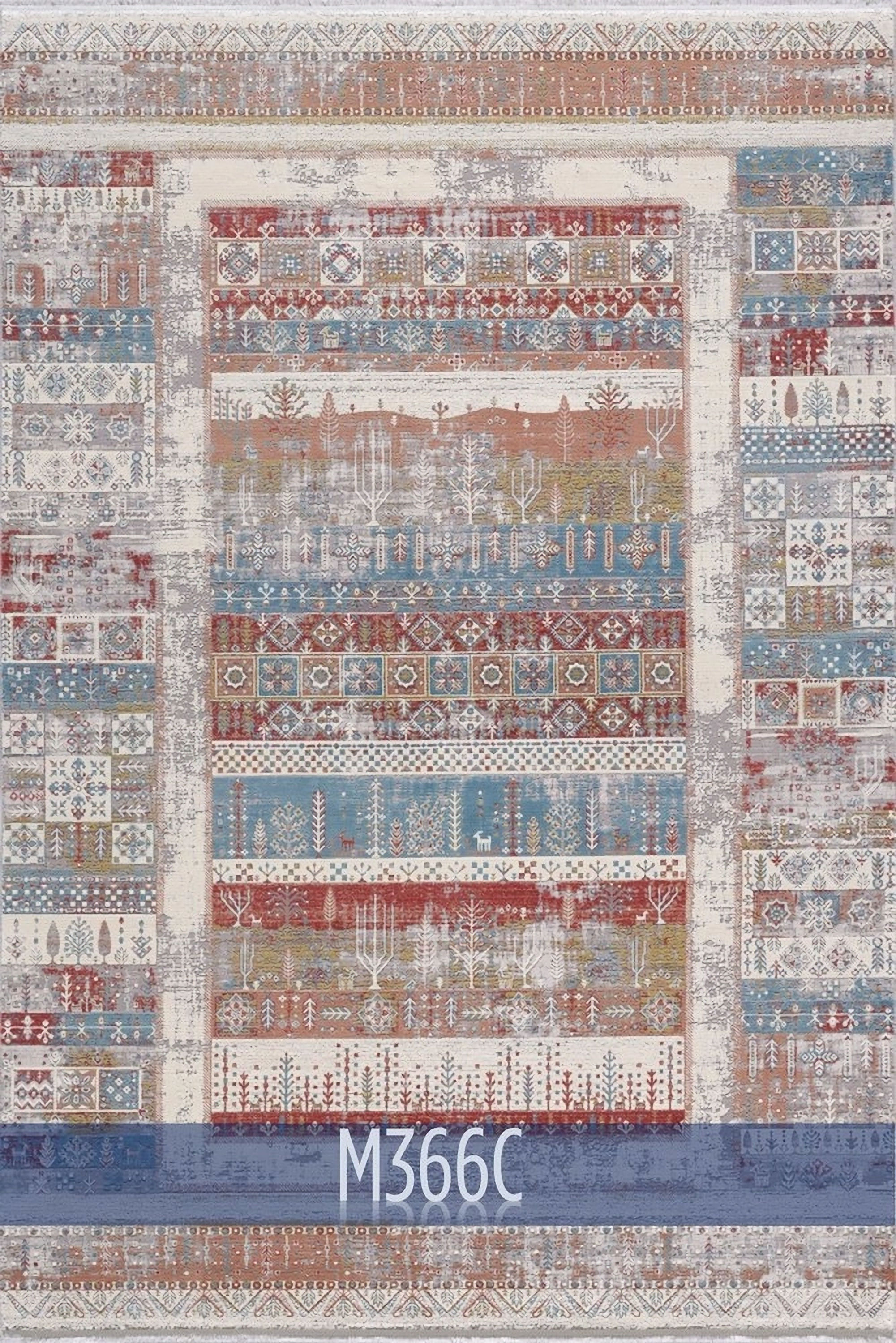 Woolknot Halı Craft M366C. Halının önden tam görünümü