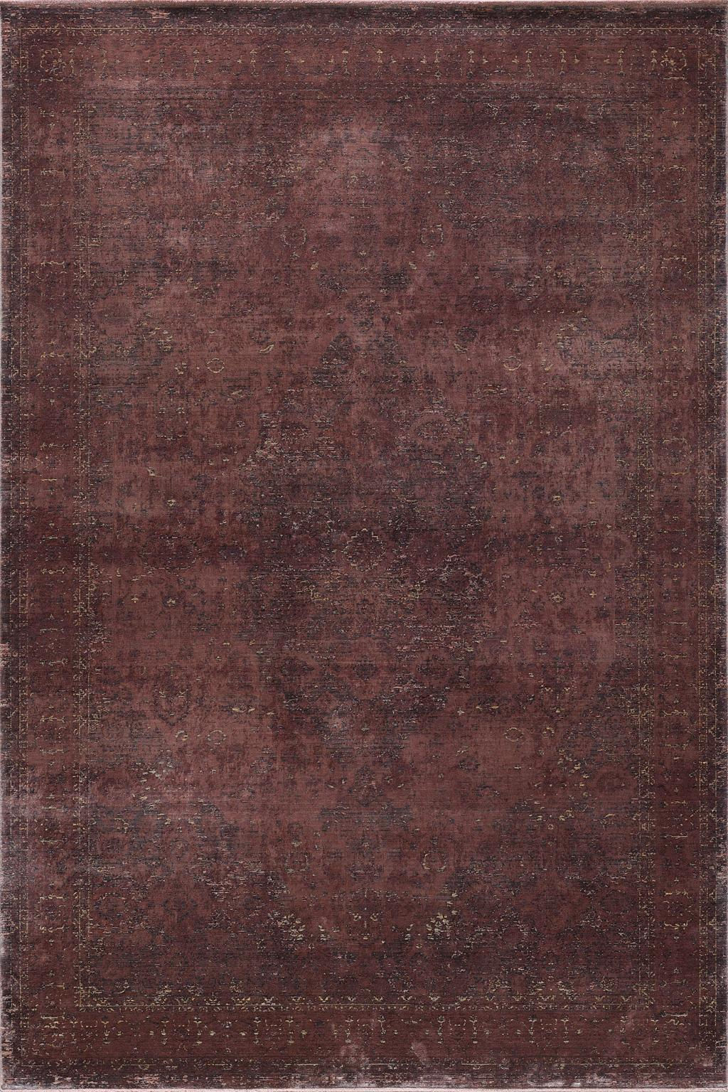 Eskitme görünümlü vintage doğal iplik dokuma halı.