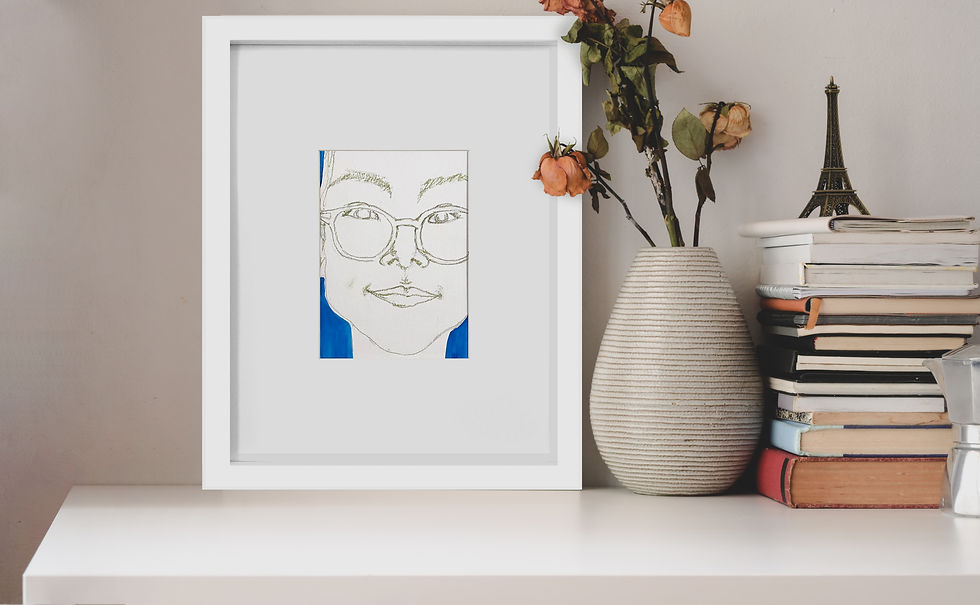 Thumbnail: Self-portrait, 2020, #1