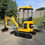 Miniature : JCB 18Z-I + REMORQUE IFOR WILLIAMS