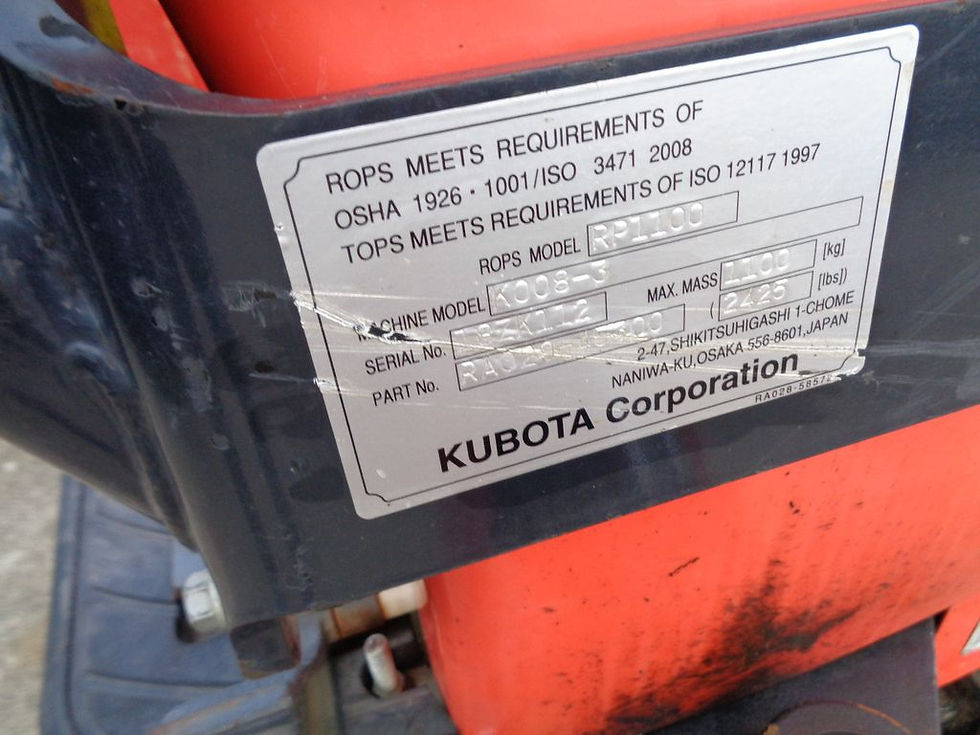 Miniature : KUBOTA K008-3