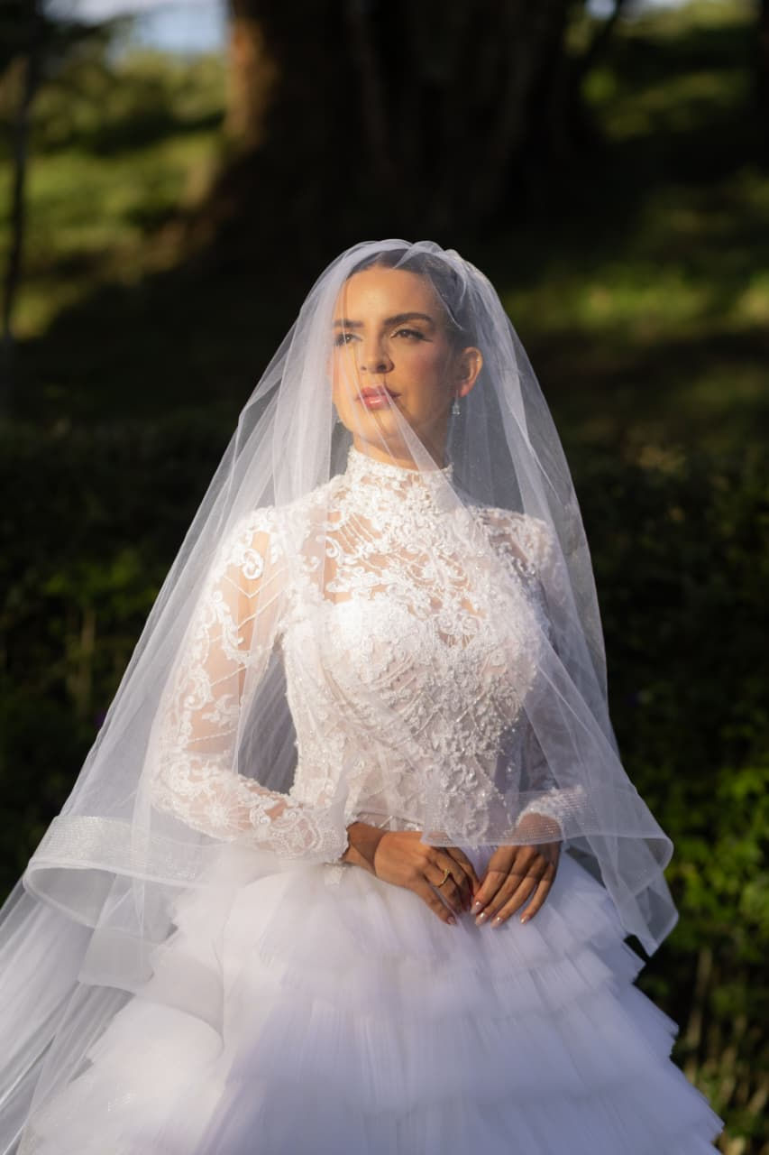 Vestido de Noiva Estilista Marlene Ferraz da Templo Fashion Noiva Real Aline Pereira