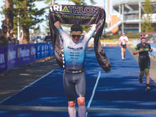 Bailey Tuddenham representing Australia at World Triathlon Championship Finals