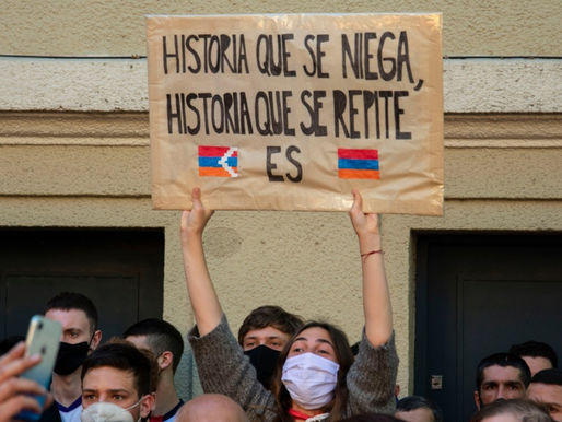 "El reclamo de justicia por el genocidio armenio, más presente después de la guerra de los 44 días"