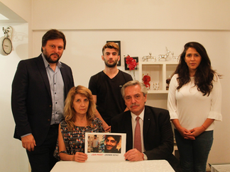 Alberto Fernández se reunió con la familia de Arshak Karhanyan a tres años de su desaparición