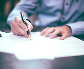 Signature de contrat
