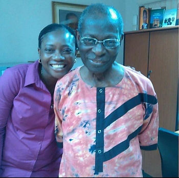With Gamaliel Onosode in 2013