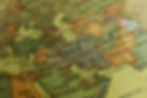 Coloured map of the Middle East, showing countries like Iran, Iraq and Afghanistan.