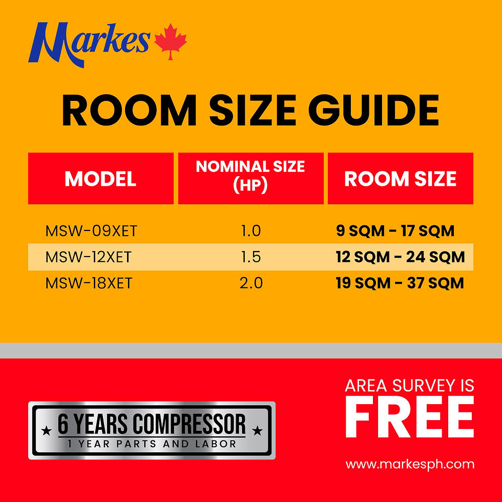 Thumbnail: Markes Air Conditioner 1.0HP - Wall Split Type (MSW-09XET)