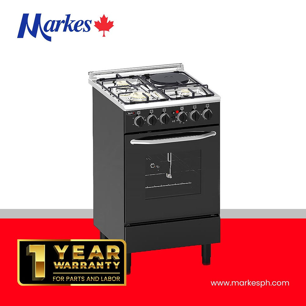Thumbnail: Markes Gas Range 50cm - Black Enamel Finish (MREB50)