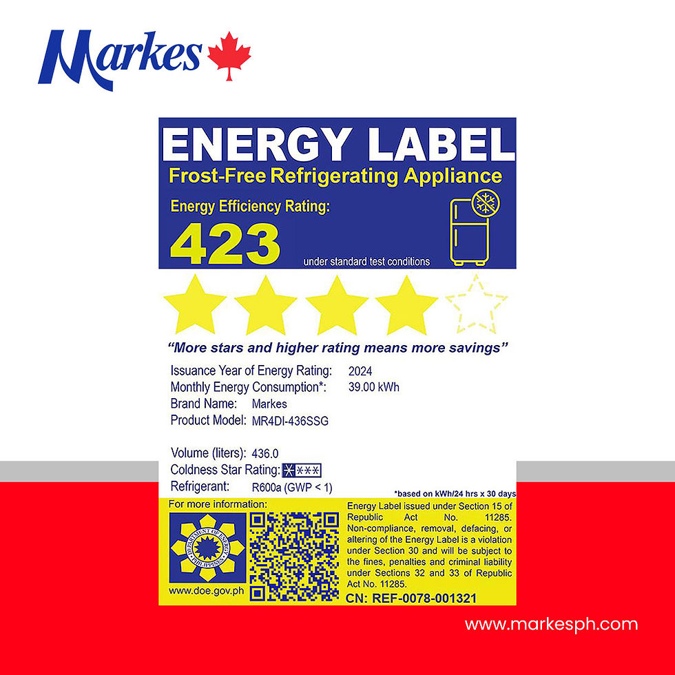 Thumbnail: Markes Refrigerator 15.4 Cu.ft. INVERTER - 4 Door (MR4DI-436SSG)