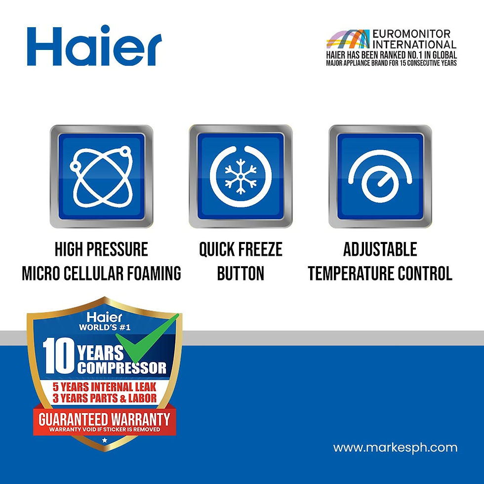 Thumbnail: Haier Chest Freezer 25.0 Cu.ft. - 2 Steel Top Doors (BD-719H)