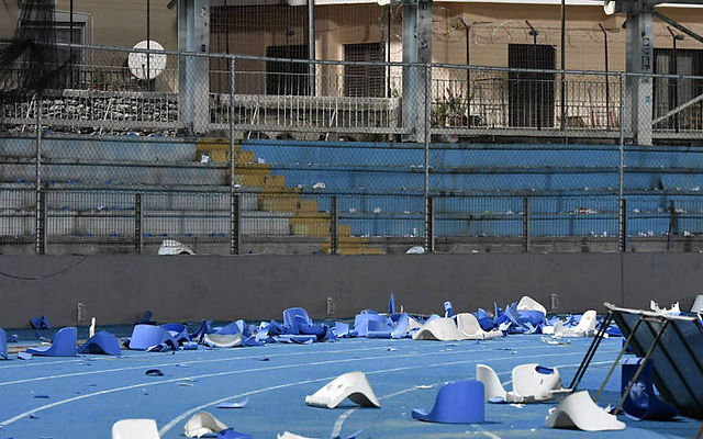 Η εικόνα των ζωσιμάδων την επόμενη μέρα από τα επεισόδια στον τελευταίο αγώνα