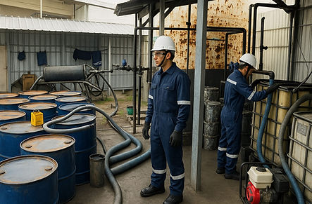 process activities used cooking oil for bio diesel