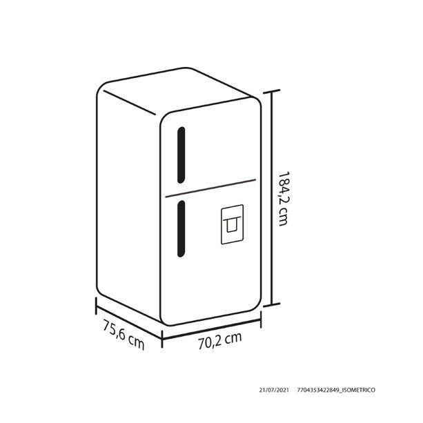 Miniatura: Nevera Himalaya 448 Litros No frost Haceb - Control Interno - Titanio