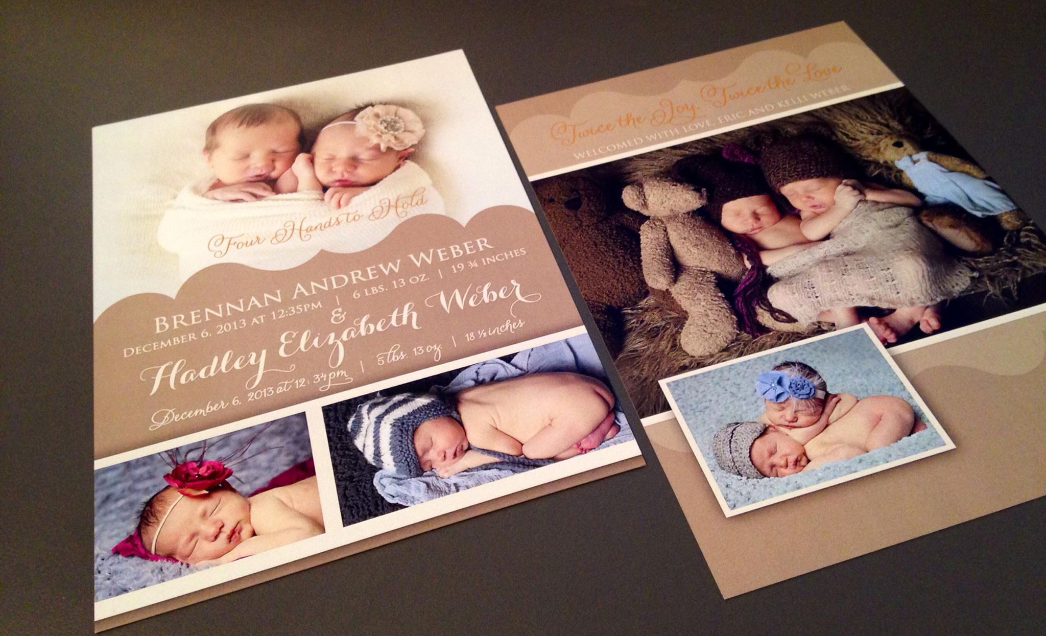 Brennan & Hadley Birth Announcement